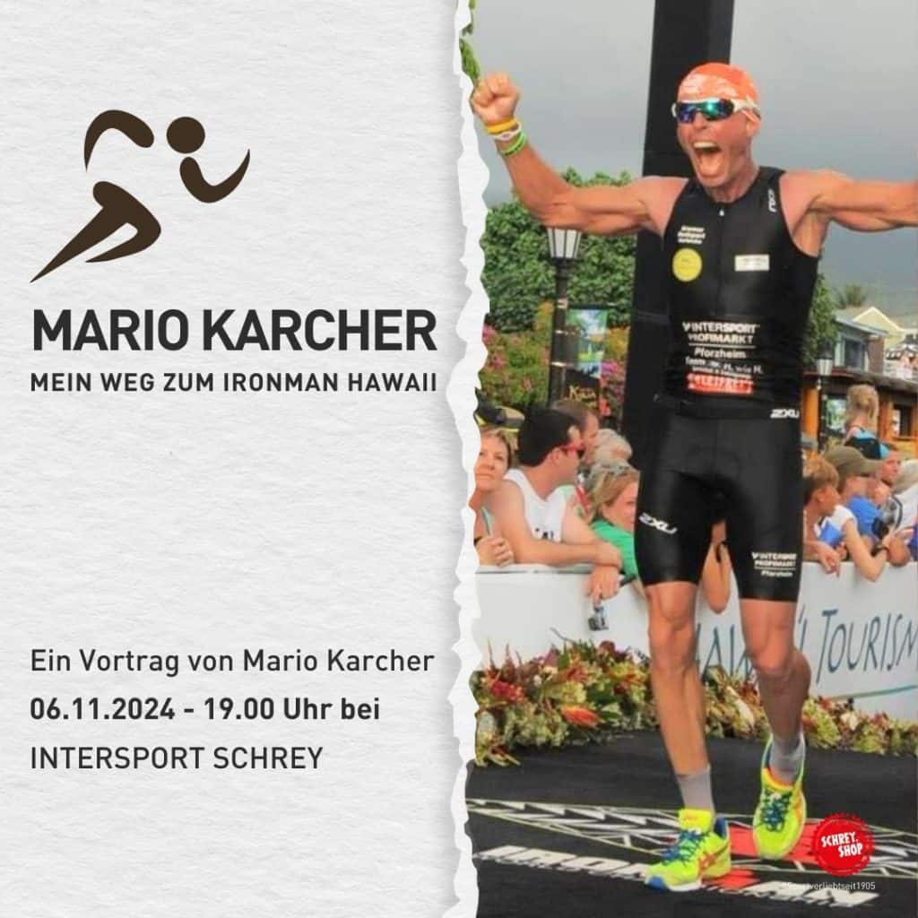 Bericht Mario Karcher im Intersport Schrey.
